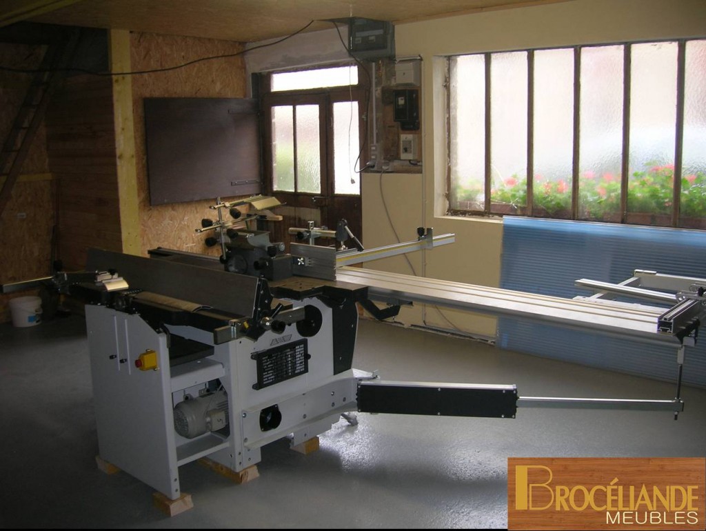 Machine ROBLAND- combiné multi opérations : rabotage,dégauchissage, toupie,scie...